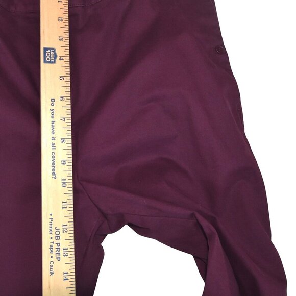 COS Maroon Straight Leg Pants US 8 Women Tailored Capsule Minimalist - Picture 7 of 7